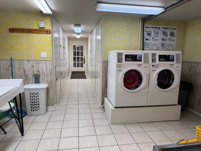 Central laundry on 1st floor (There are 2  additional laundry locations upstairs.)