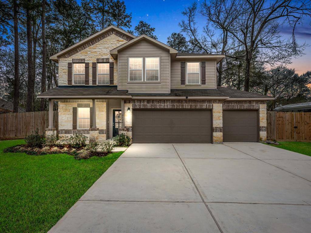Twilight Front Elevation