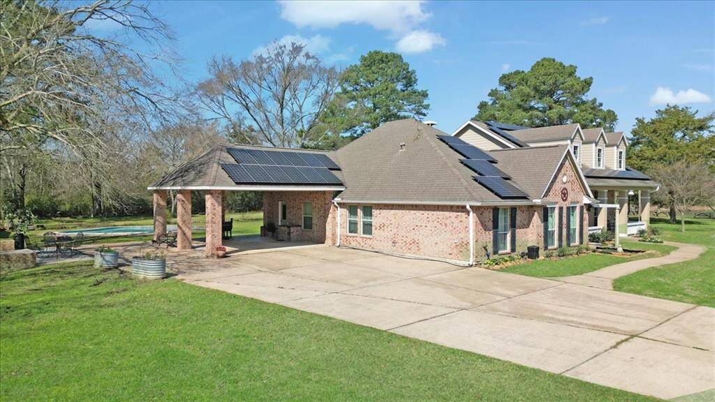 Side view of the home. The home does