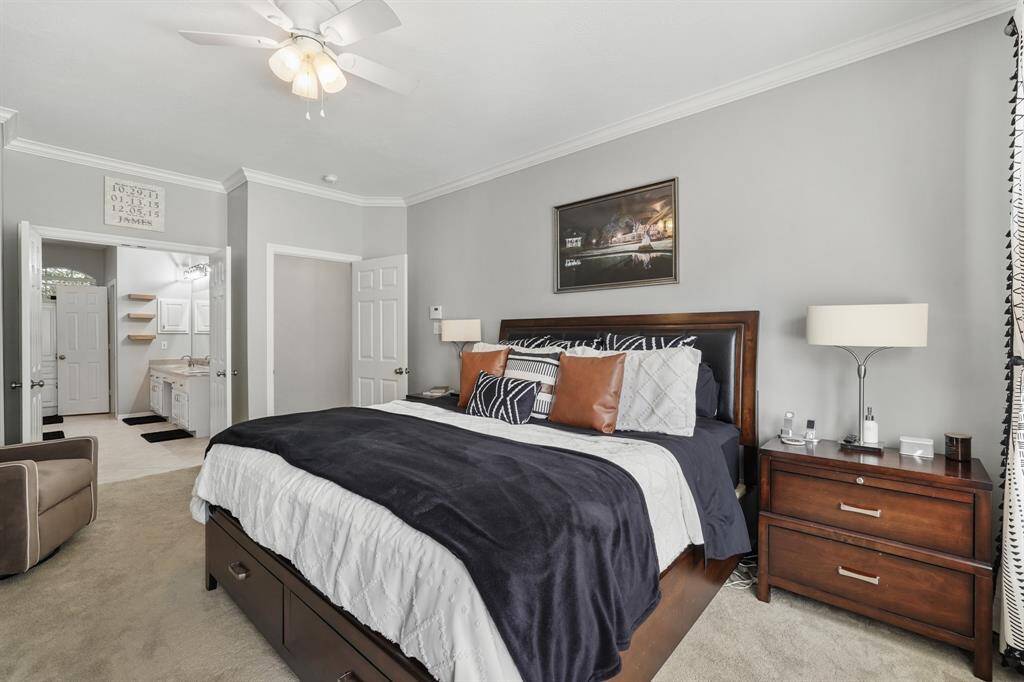 Enjoy the natural light that warms the room. Here you'll notice the incredible space you'll have for all your furniture needs while still having room for a reading corner. This photo is staged for photo purpose.