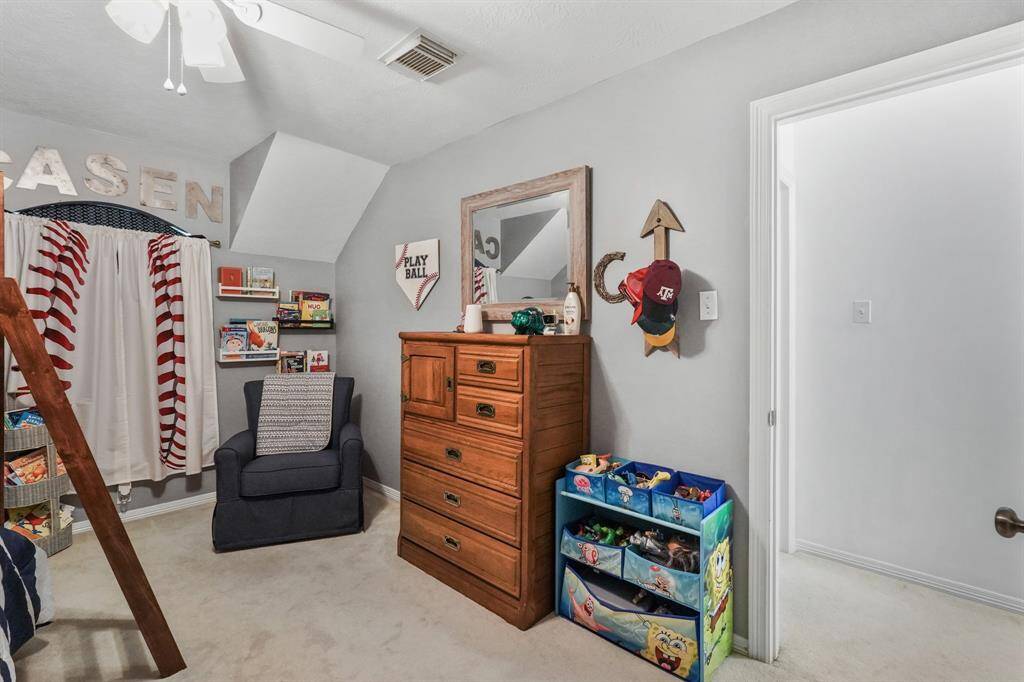 Enjoy the room to set up bunk beds or a larger bed if desired. This photo is staged for photo purpose.