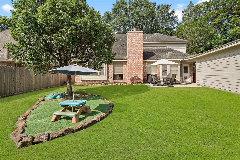As the tree in the back grows, it will provide more and more desirable shade.
