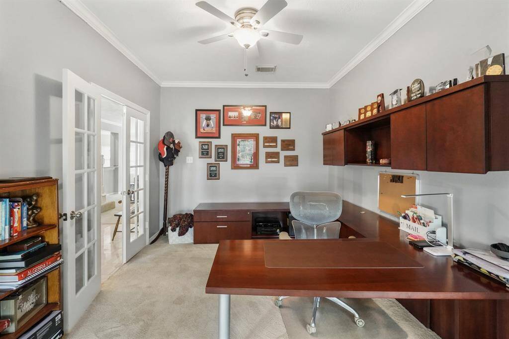Spacious and versatile study—perfect for a home office, playroom, craft room, or nursery. This photo is staged for photo purpose.