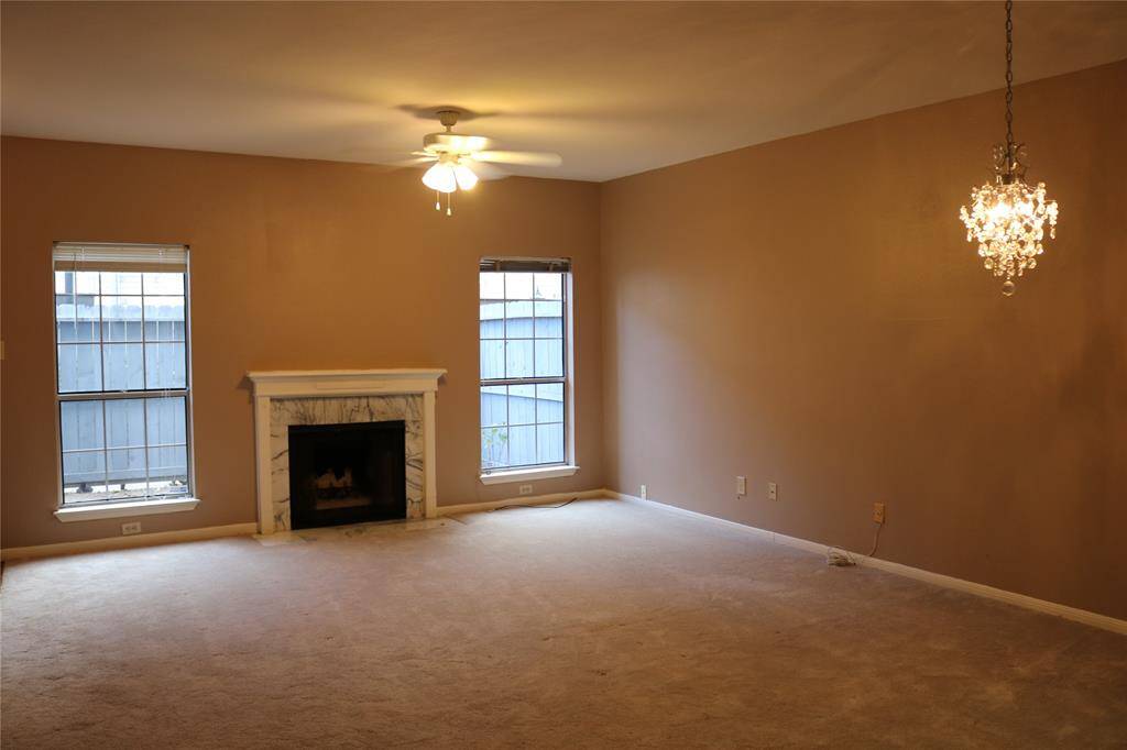 View of Living Dining Combo from back of room