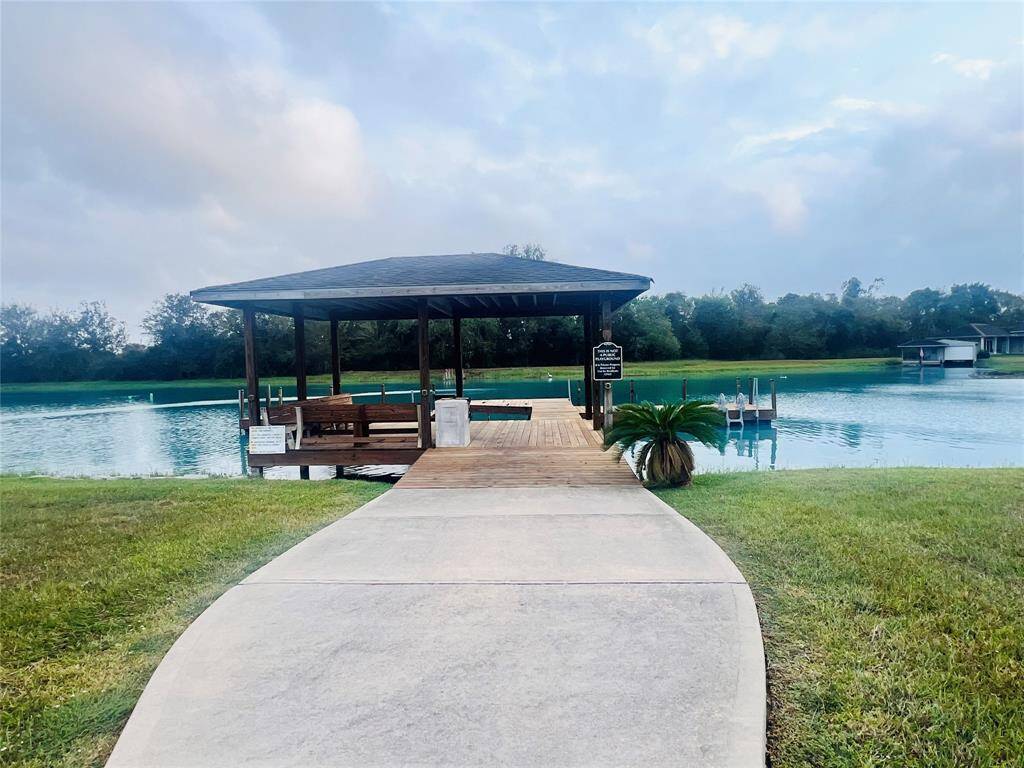 Walk down the street to enjoy this community dock area.