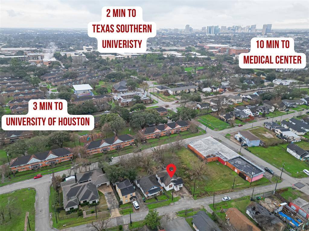 Easy commute to all the best places in Houston: University of Houston, Texas Southern University, Medical Center, Downtown and MORE!