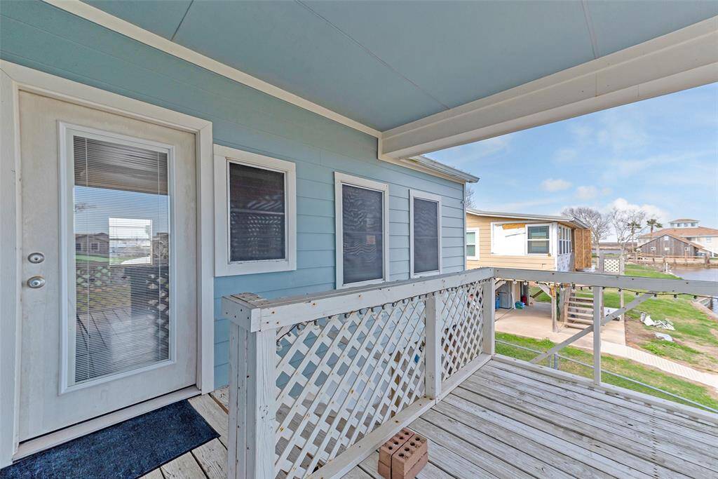 Front Door with Large Deck