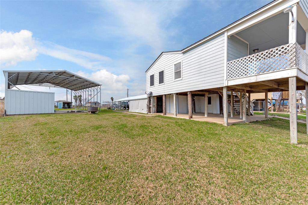 Large yard