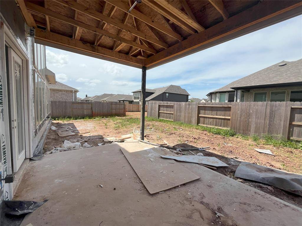 Huge covered patio