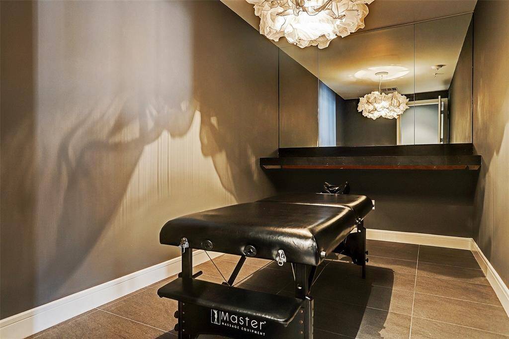 A massage room for relaxation.
