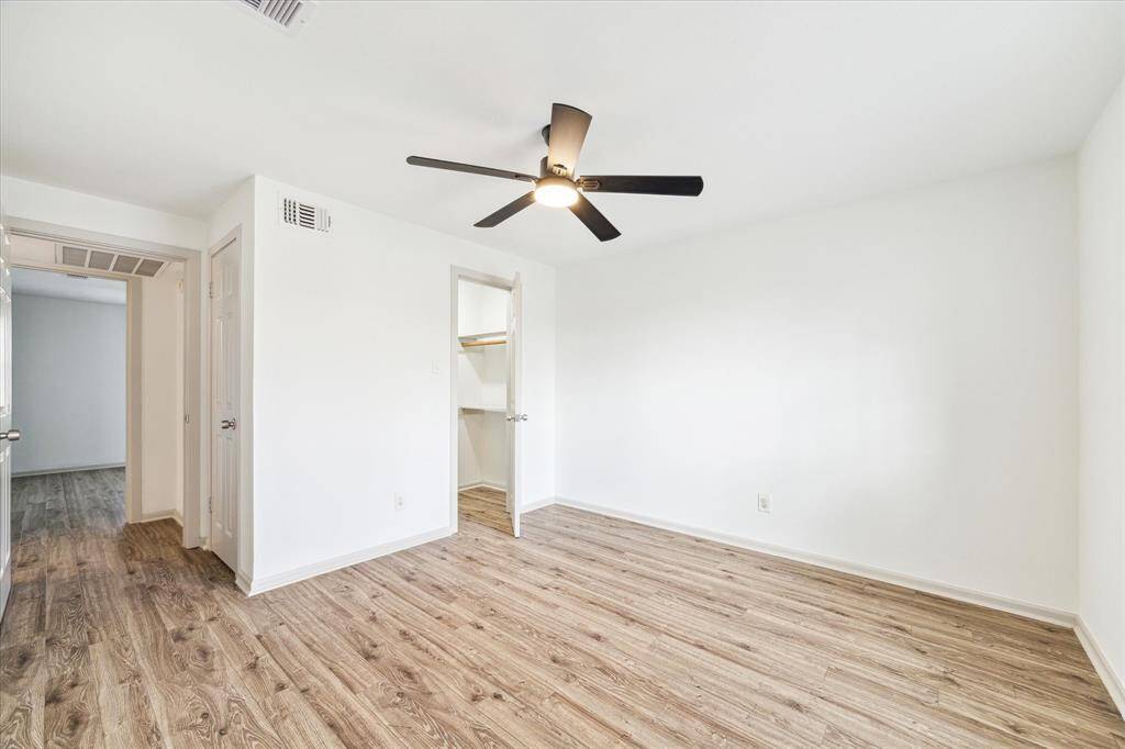 Secondary bedroom with ample closet space