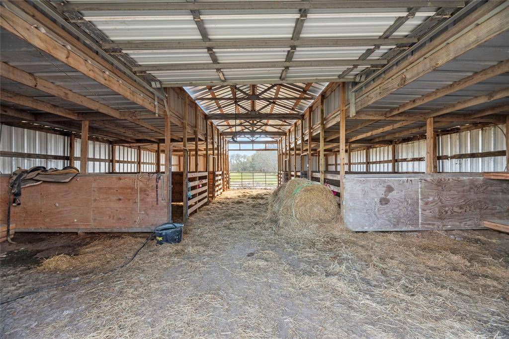 Barn has 6 stalls.  Could make 8 stalls.