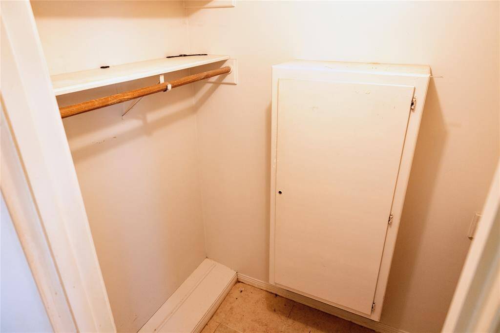 Primary closet