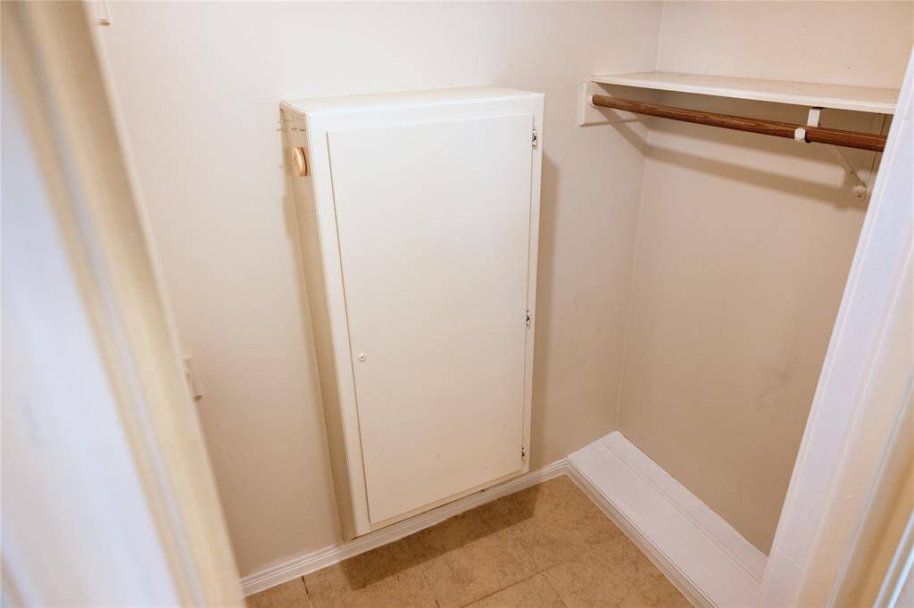 Primary closet