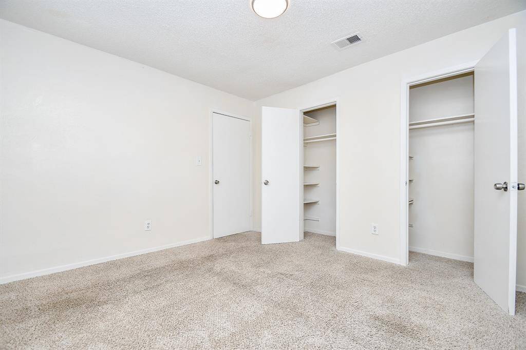 Two closets in the second bedroom!