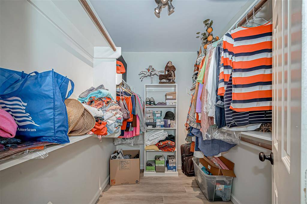 Primary closet