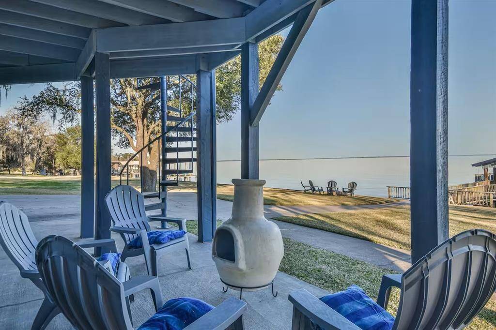 Enjoy the unobstructed views anytime of day while you lounge in comfort