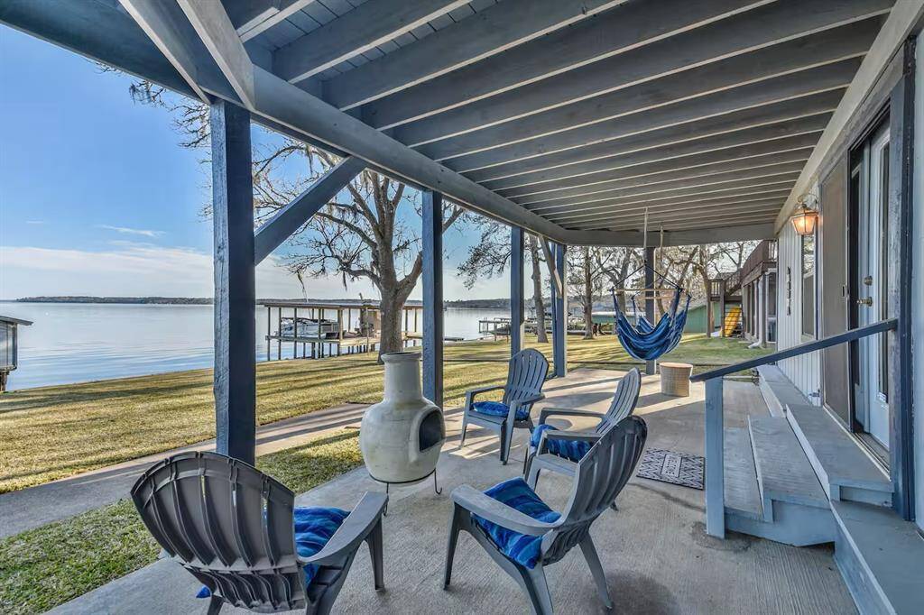 View of bottom covered patio.