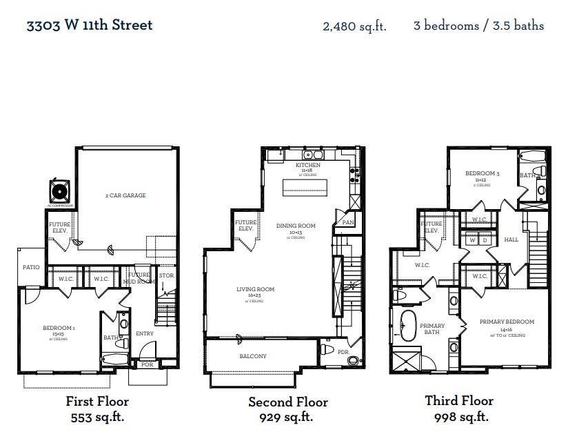 Very spacious first floor bedroom and bright open floorplan