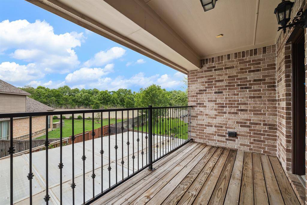 Upstairs Balcony off the Gameroom.