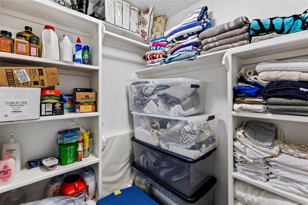 Left closet (as you enter)