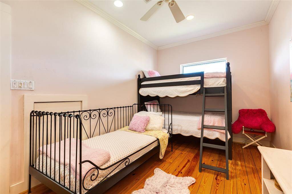 Extra room currently used as additional sleeping space.  Would make great office or reading room.