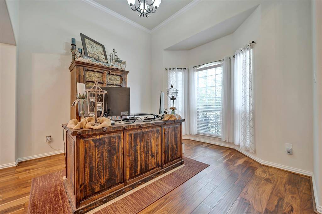 This flex room is used for an office