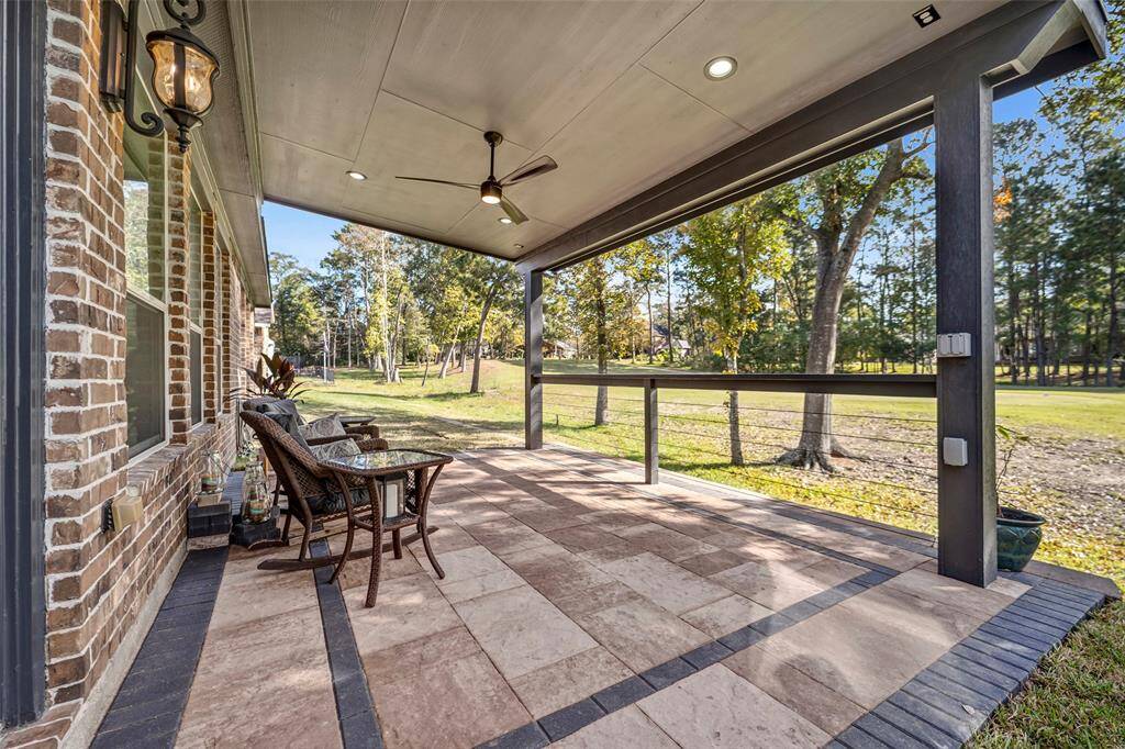 With views of the golf course