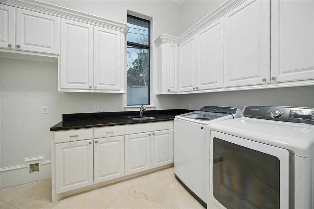Utility room located on first floor