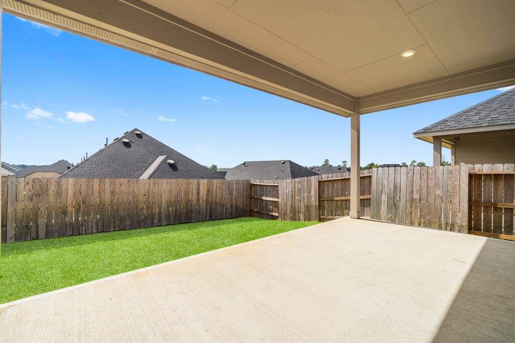 Enjoy quiet evenings in your private backyard.