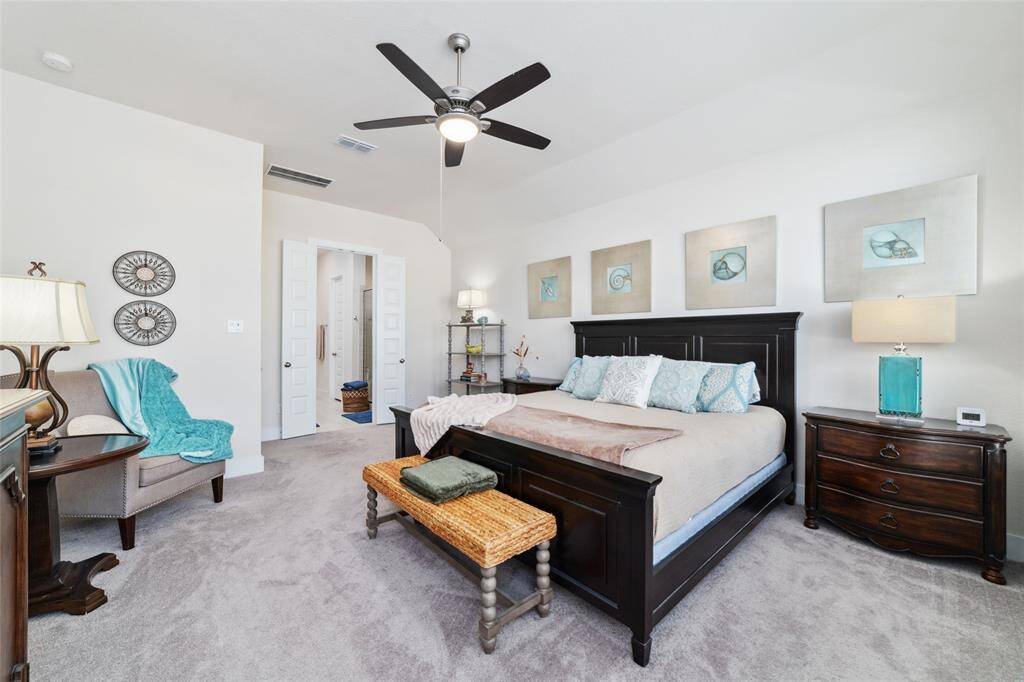 Texas sized primary bedroom