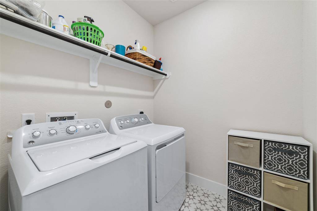 Laundry area