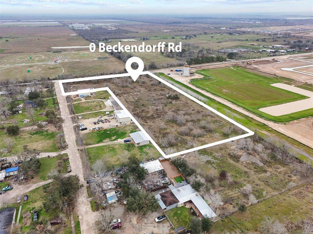 An incredible opportunity awaits with this 7-acre unrestricted tract, boasting nearly 500 feet of frontage on Beckendorff Rd! Positioned directly adjacent to Sunterra, the #1 selling master-planned community in Texas in 2024.