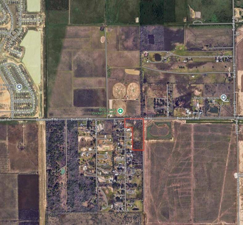 Representative aerial map with approximate boundaries.