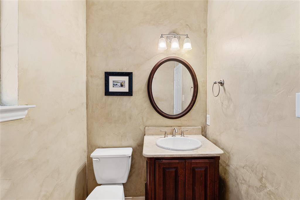Powder bathroom.