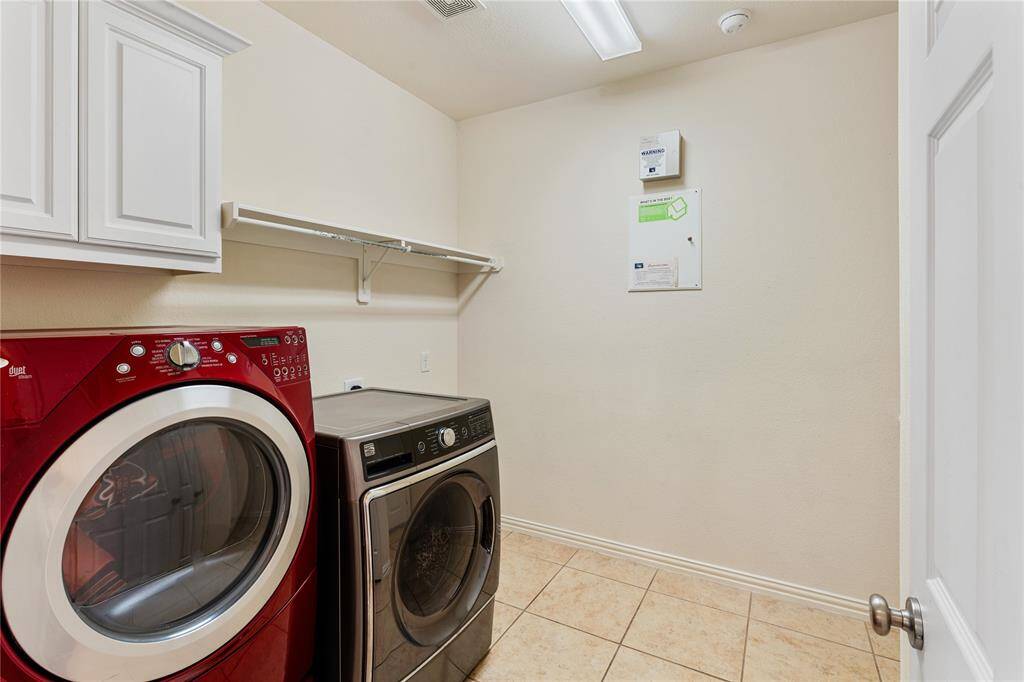 Laundry room.