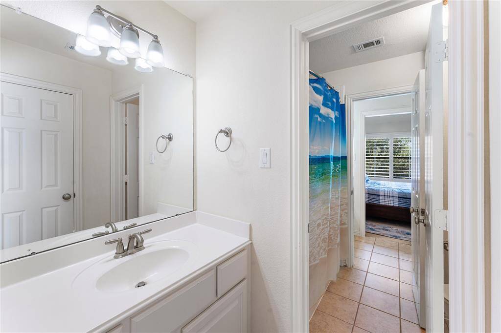 Jack and Jill bathroom.