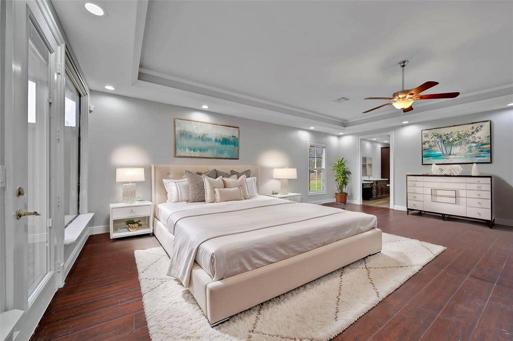 Virtually Staged Primary Bedroom