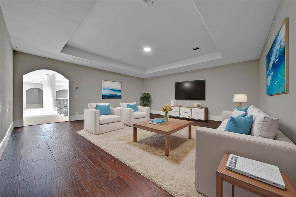 Virtually Staged Media Room