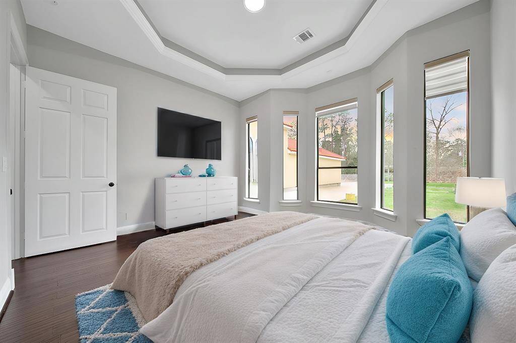 Virtually Staged Private Guest House Bedroom