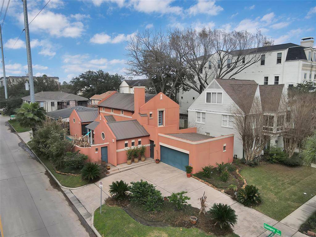 Beautiful home on a corner lot with a circle drive.