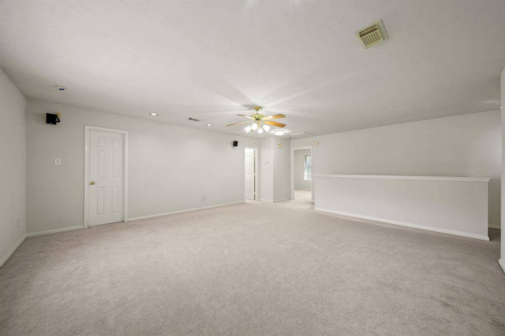 Your upstairs game room!