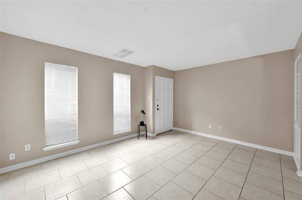 Another view from the entrance showing the living space area.