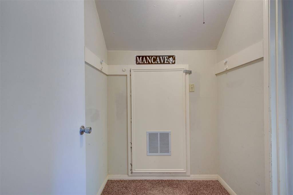 With access from the upstairs hallway or from bedroom number five's closet...this is the secret room!