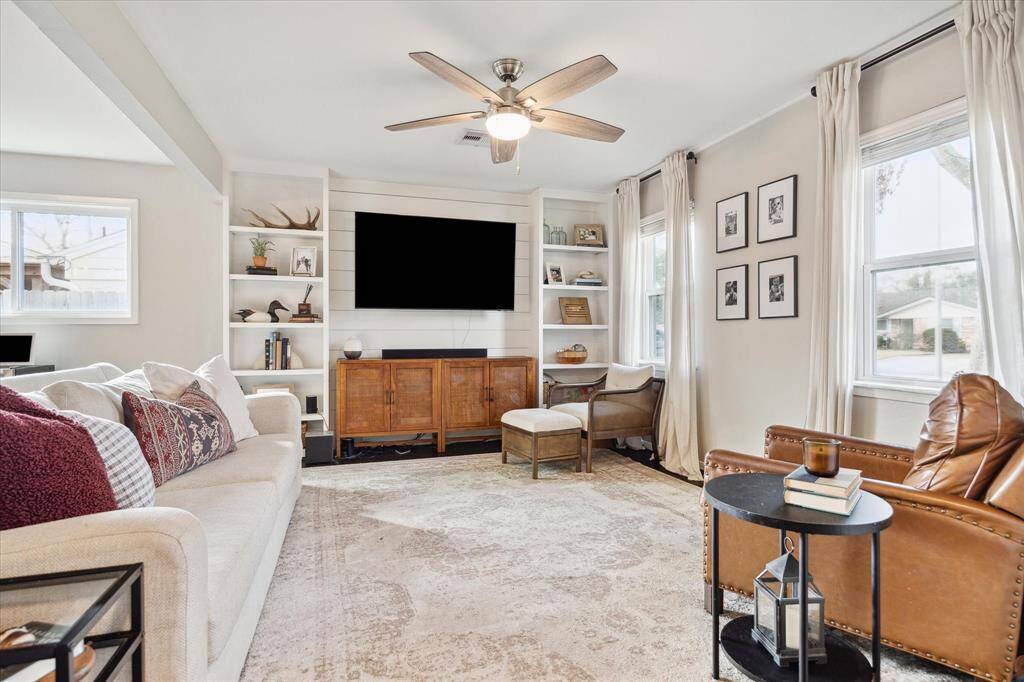 The living area is the heart of the home and provides the perfect gathering space.