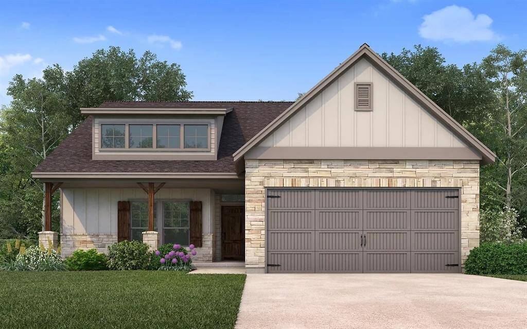 Front elevation with front porch