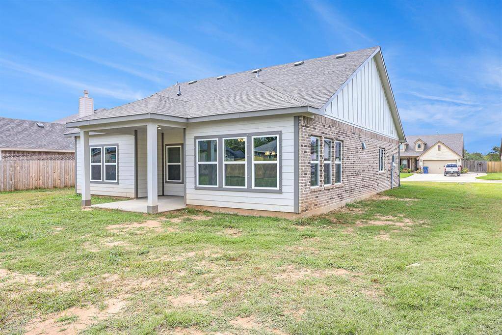 Picture of previously built home-back of home