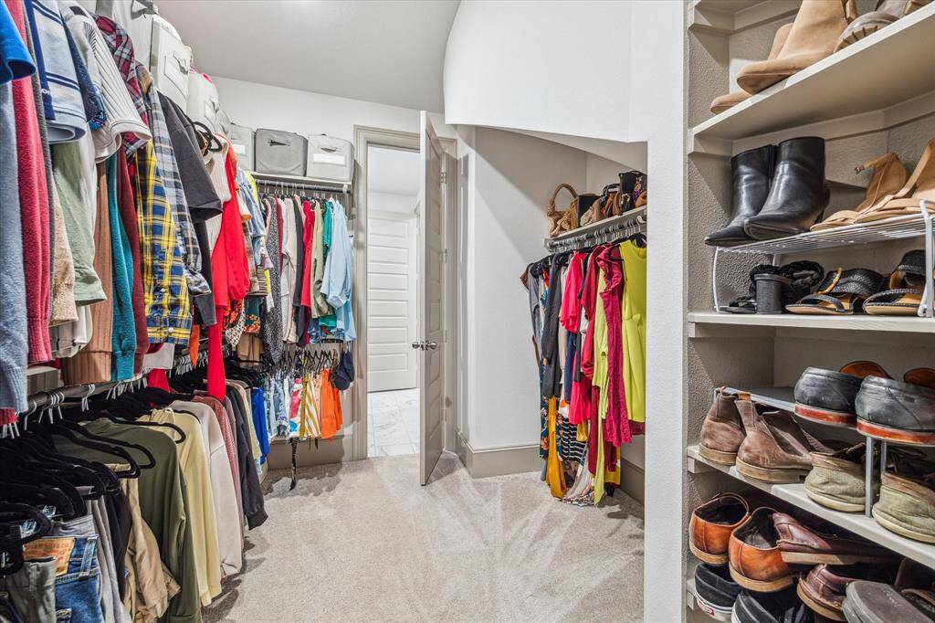 Large primary closet