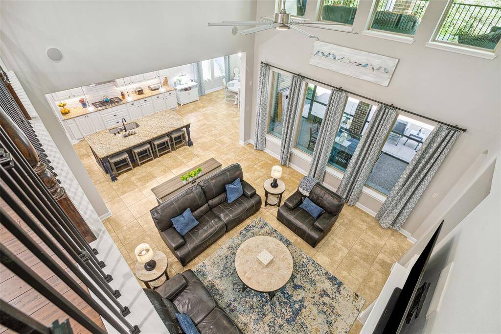 A view from upstairs