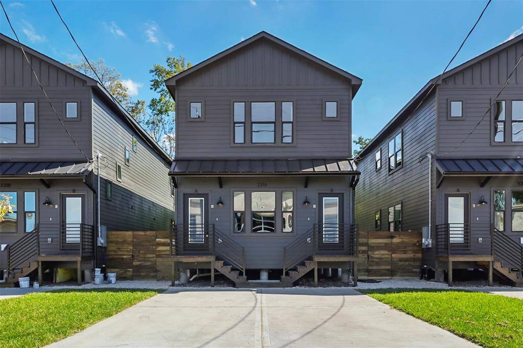 1 unit upstairs and 1 unit downstairs. Photos of a different duplex with same layout and similar finishes.